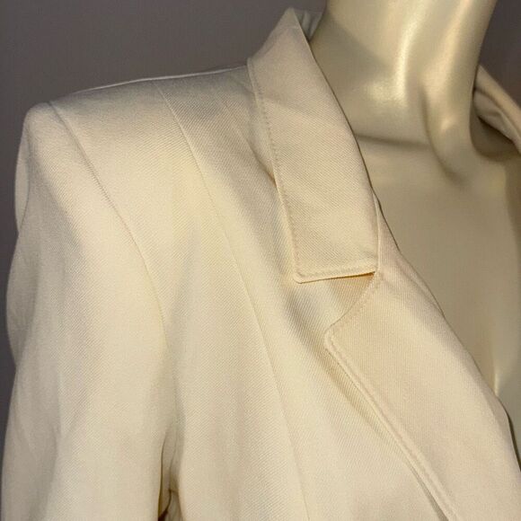 Vintage Sears Cream Blazers That Fit Women’s Button Down Blazer Size 14 - Picture 6 of 14